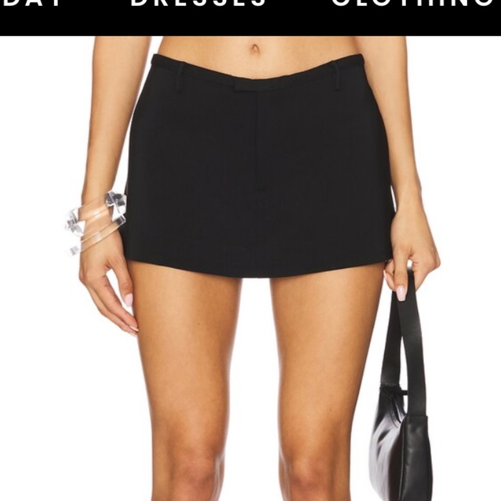 Ziah Black mini Skort